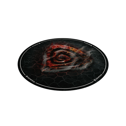 Genesis Tellur 400 Round Lava Floor Mat | Black