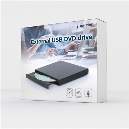Gembird External USB DVD drive  	DVD-USB-04 Interface USB 2.0