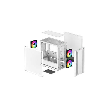 Deepcool ARGB Micro-ATX CASE  CC360 White