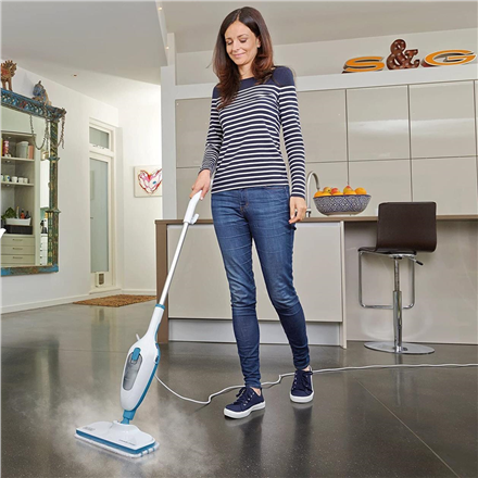 BLACK & DECKER | Steam Mop | FSMH13E5-QS | Corded operating | 1300 W | White