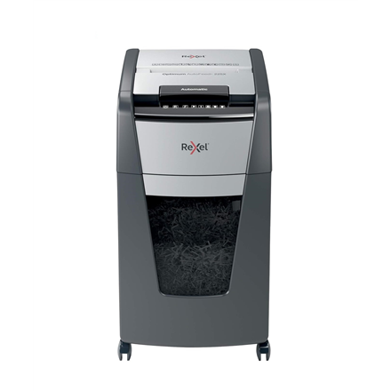 Rexel | Optimum AutoFeed+ 225X Automatic Cross Cut Paper Shredder P4 | Black | 60 L | Paper shreddin