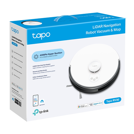 TP-LINK LiDAR Navigation Robot Vacuum and Mop + Smart Auto-Empty Dock DEEBOT N8 PRO+ Wet&Dry