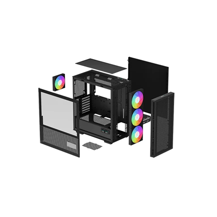 Deepcool MID TOWER CASE  CH560 Digital Side window