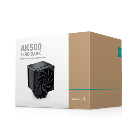Deepcool CPU Air Cooler AK500 Zero Dark Intel
