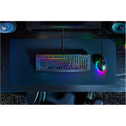 Razer | BlackWidow V4 X | RGB | Gaming keyboard | Wired | RU | Black | Yellow Switch