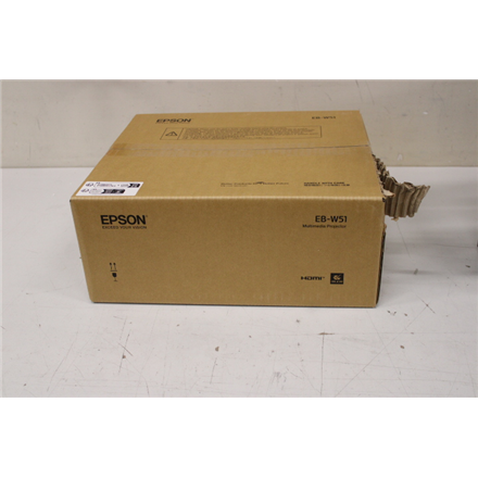 SALE OUT. Epson EB-W51 3LCD WXGA projector 1280x800/4000Lm/16:10/16000:1