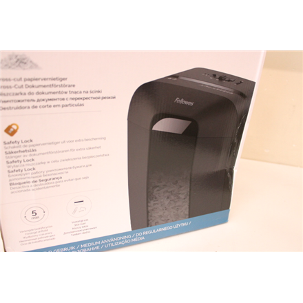 SALE OUT. Fellowes Powershred LX50 Cross-Cut Shredder | Powershred | LX50 | Black | 17 L | Credit ca