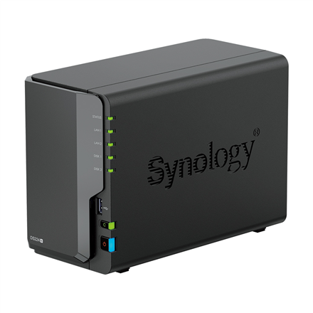 Synology Tower NAS DS224+ up to 2 HDD/SSD