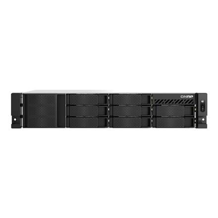 QNAP 8-Bay Short-Depth Rackmount NAS TS-855eU-8G  C5125 8-core
