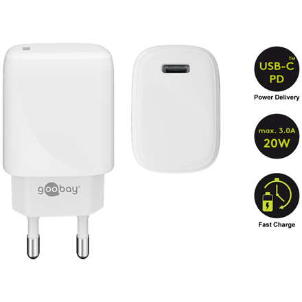 Goobay USB-C PD (Power Delivery) Fast Charger  53865 Fast charging