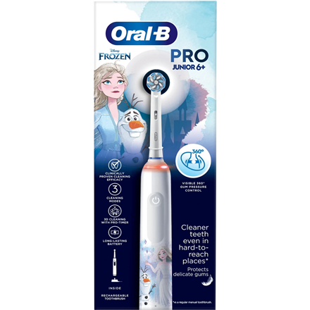 Oral-B | Electric Toothbrush | Frozen Pro Series 3 | Rechargeable | For kids | Number of brush heads