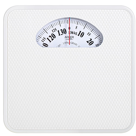 Adler Mechanical Bathroom Scale AD 8179w Maximum weight (capacity) 136 kg