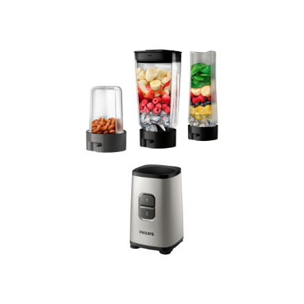 Philips Mini Blender | HR2604/80 Daily Collection | Tabletop | 350 W | Jar material Plastic/Glass | 