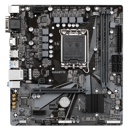 Gigabyte H610M H V2 DDR4 1.0 M/B Processor family Intel