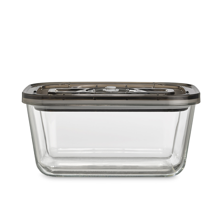 Caso Glass Vacuum Container with Plastic Lid VacuBoxx Eco L Transparent