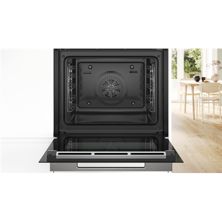 Bosch Oven HBG7221B1S 71 L Electric Hydrolytic Touch control Height 59.5 cm Width 59.4 cm Black