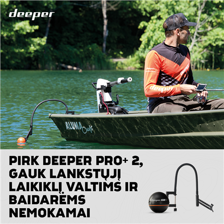 Deeper Smart Sonar PRO+2 with Flexy Arm 2
