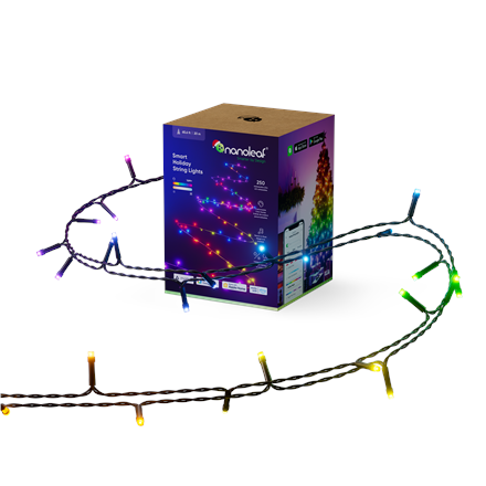 Nanoleaf 1D Outdoor Holiday String Lights Starter Kit 250LED 20m
