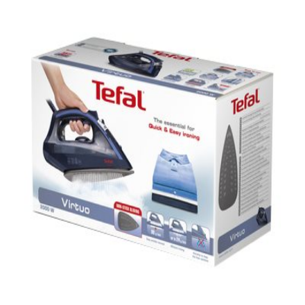 TEFAL | FV1713E0 Virtuo | Steam Iron | 2000 W | Water tank capacity 200 ml | Continuous steam 24 g/m