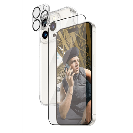 PanzerGlass Panzerglass 3-in-1 Pack iPhone 15 Pro