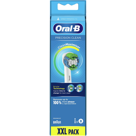 Oral-B Replaceable toothbrush heads with CleanMaximiser technology EB20-8 Refill Precision Clean Hea