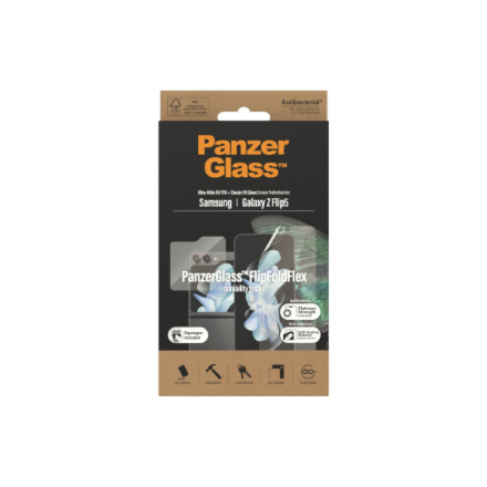 PanzerGlass | Screen protector | Samsung | Z flip5 CF AB | Thermoplastic polyurethane (TPU); Tempere