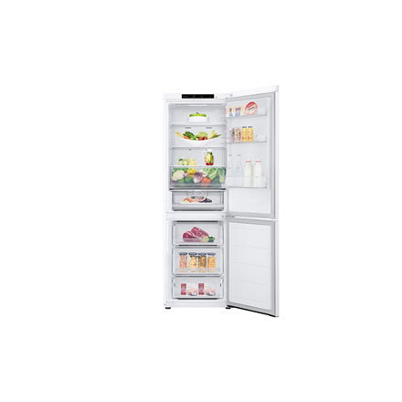 LG Refrigerator GBV3100DSW Energy efficiency class D Free standing Combi Height 186 cm Fridge net ca