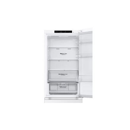 LG Refrigerator GBV3100DSW Energy efficiency class D Free standing Combi Height 186 cm Fridge net ca