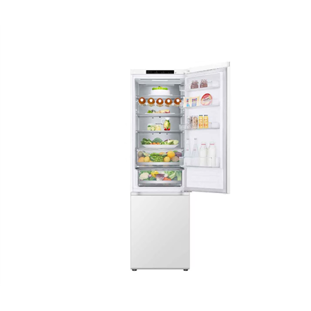 LG | Refrigerator | GBV5240DSW | Energy efficiency class D | Free standing | Combi | Height 203 cm |