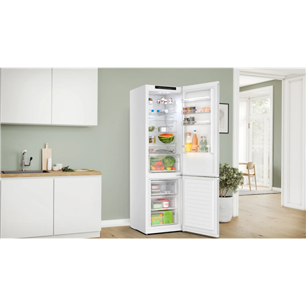 Bosch Refrigerator KGN392WDF Series 4 Energy efficiency class D Free standing Combi Height 203 cm No