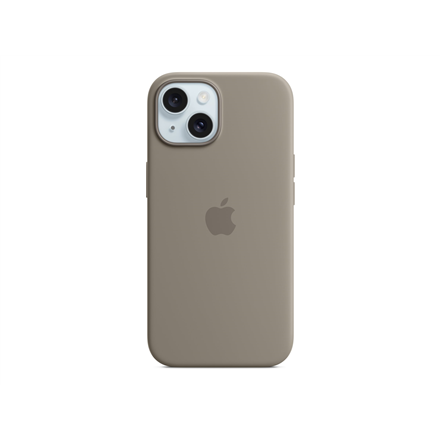 Apple iPhone 15 Silicone Case with MagSafe - Clay