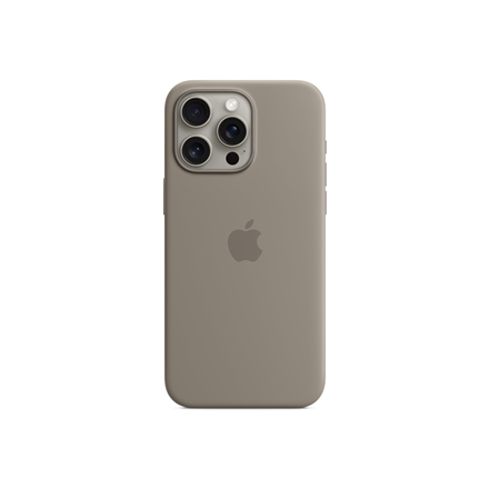 Apple iPhone 15 Pro Max Silicone Case with MagSafe - Clay