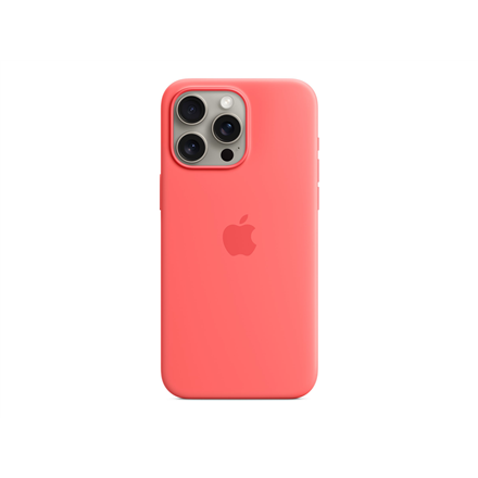 Apple iPhone 15 Pro Max Silicone Case with MagSafe - Guava