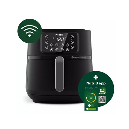 Philips | XXL Connected Air Fryer | HD9285/93 5000 Series | Power 2000 W | Capacity 7.2 L | Black