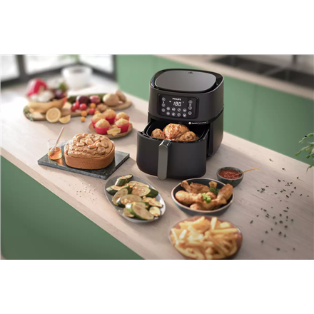 Philips | XXL Connected Air Fryer | HD9285/93 5000 Series | Power 2000 W | Capacity 7.2 L | Black