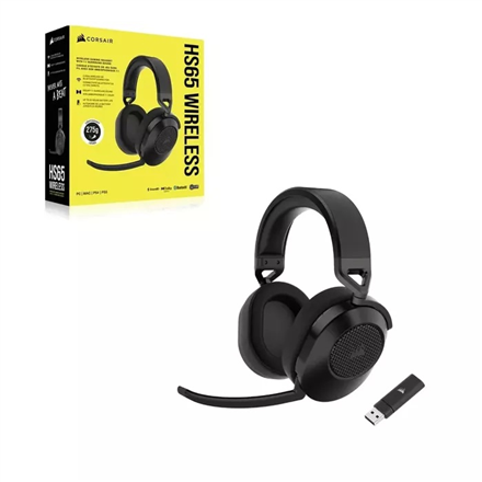 Corsair Gaming Headset HS65 Wireless Over-Ear Microphone Wireless Carbon