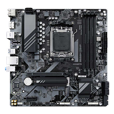 Gigabyte B650M D3HP Processor family AMD Processor socket AM5 DDR5 DIMM Memory slots 1 Supported har