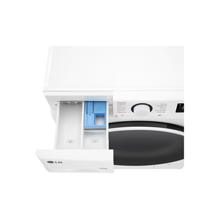 LG Washing machine with dryer F4DR510S0W  Energy efficiency class A-10%/D Front loading Washing capa