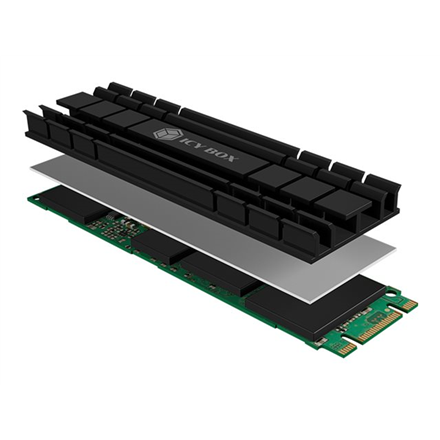 Icy Box IB-M2HS-701 Heat Sink Set for M.2 2280 SSD