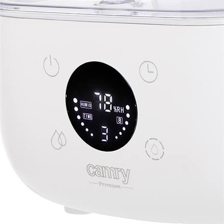 Camry CR 7973w Humidifier 23 W Water tank capacity 5 L Suitable for rooms up to 35 m² Ultrasonic Hu