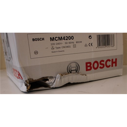 SALE OUT. Bosch MCM4200 Bosch 800 W Bowl capacity 2.3 L White DAMAGED PACKAGING | Bosch | MCM4200 | 