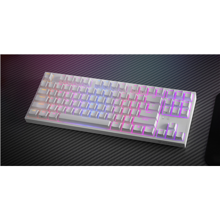 Genesis | White | Mechanical Gaming Keyboard | THOR 404 TKL RGB | Mechanical Gaming Keyboard | Wired