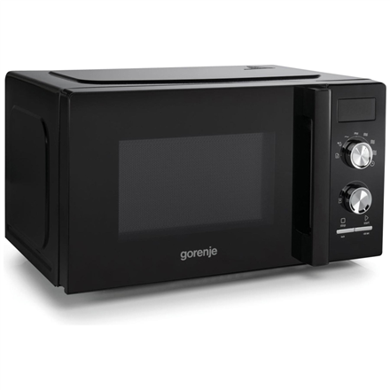 Gorenje Microwave Oven MO20A3BH Free standing 800 W Convection Black
