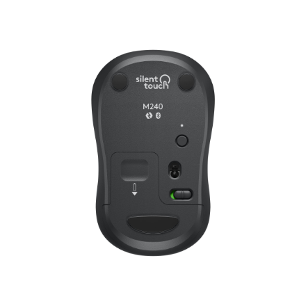 Logitech Silent Mouse | M240 | Wireless | Bluetooth | Graphite