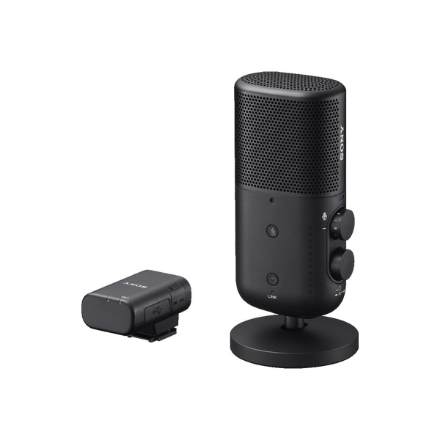 Sony | Wireless Streaming Microphone | ECM-S1 | Bluetooth 5.3 | Black