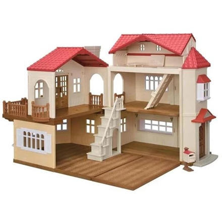 Sylvanian Families Village House with Red Roof | 5708SYL | Plastic