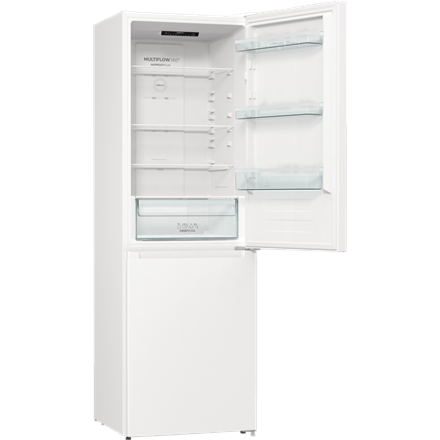 Gorenje Refrigerator NRKE62W Energy efficiency class E Free standing Combi Height 185 cm No Frost sy