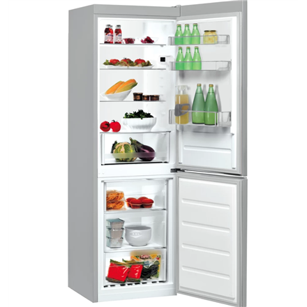 INDESIT Refrigerator LI7 S2E S Energy efficiency class E Free standing Combi Height 176.3 cm Fridge 