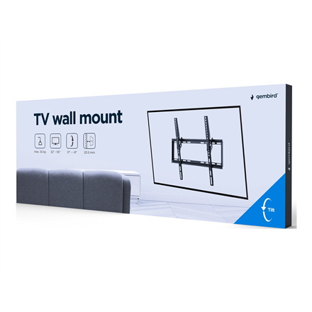 Gembird TV wall mount (tilt)