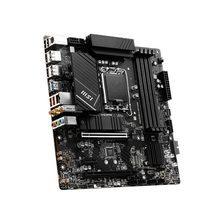 MSI | PRO B760M-A WIFI DDR4 | Processor family Intel | Processor socket LGA1700 | DDR4 | Supported h